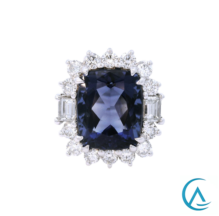 Tanzanite & Diamond Ring