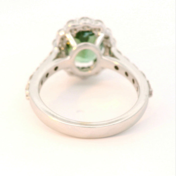 Tourmaline Diamond Ring