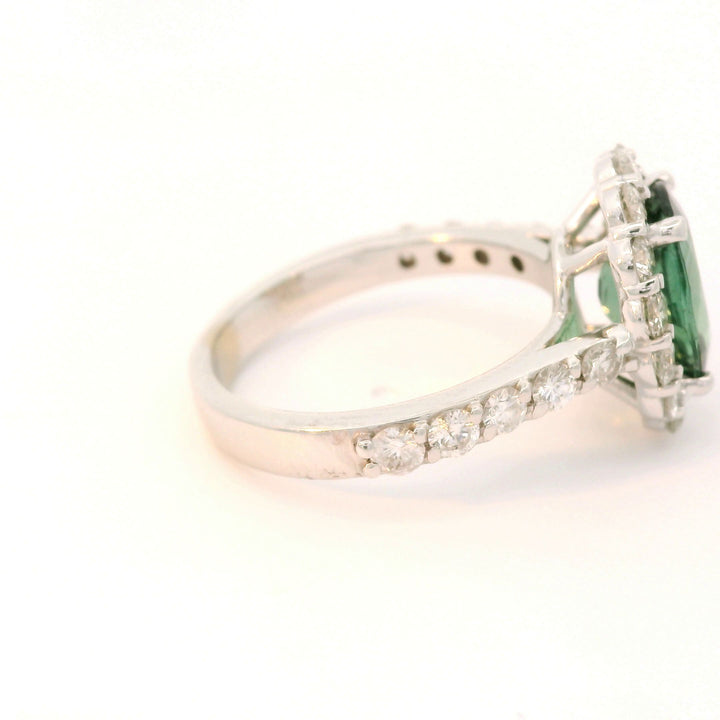 Tourmaline Diamond Ring